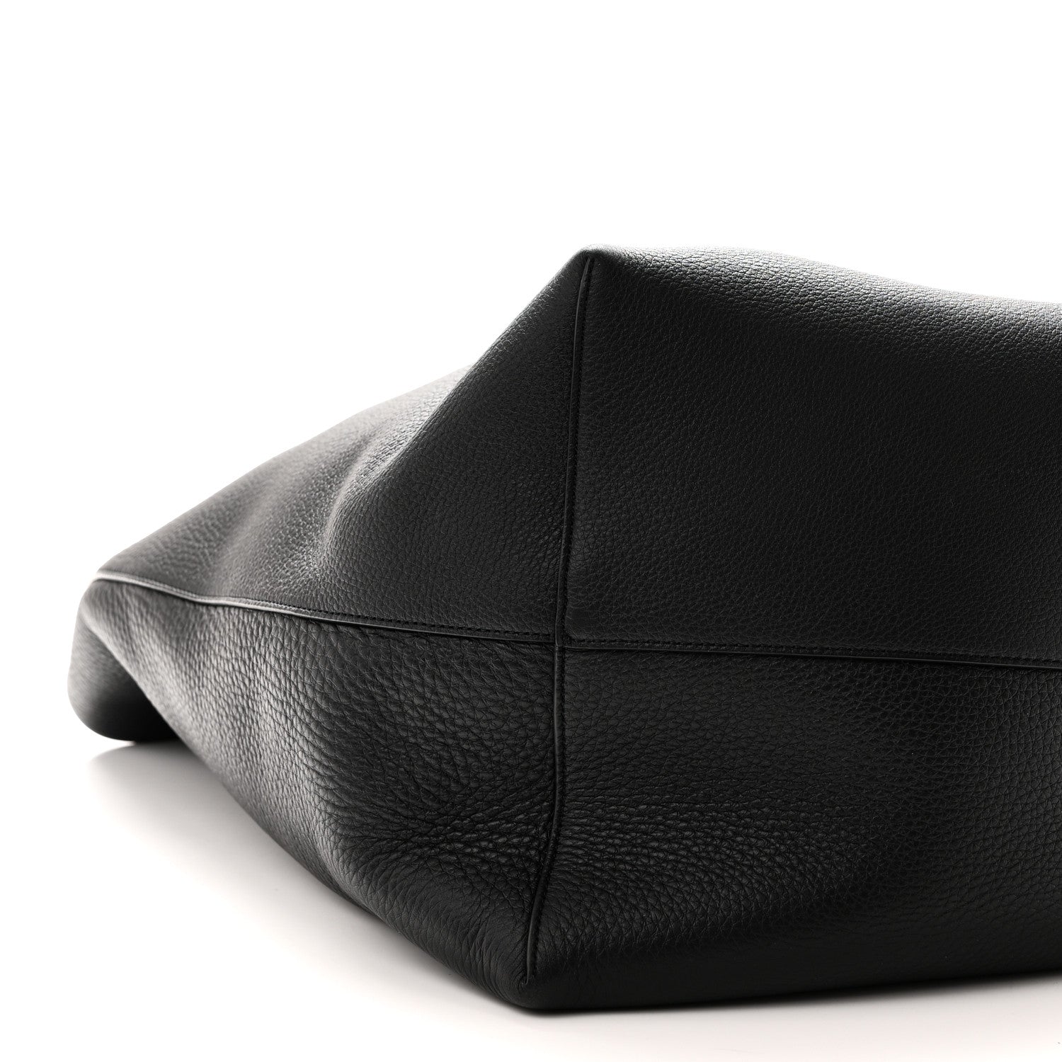 The Row Grained Calfskin Large N/S Park Tote Black 8 of 9