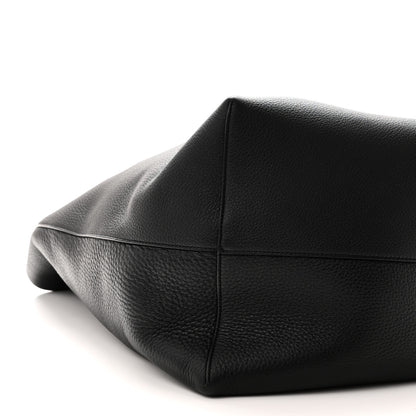 The Row Grained Calfskin Large N/S Park Tote Black 8 of 9