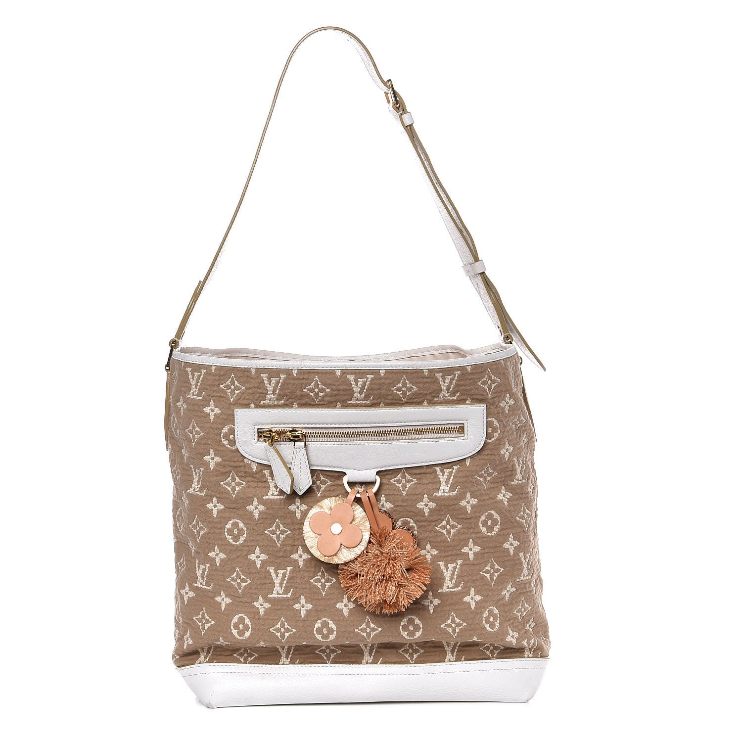 Louis Vuitton Monogram Sabbia Besace White 1 of 8