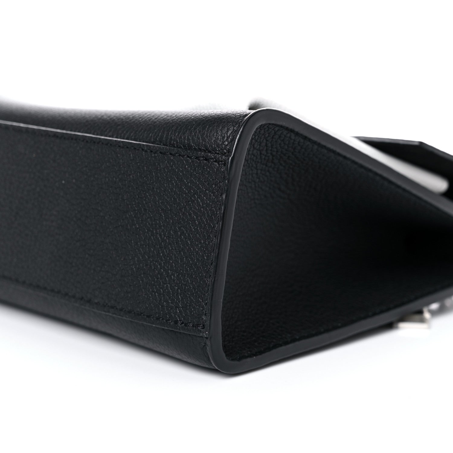 Louis Vuitton Soft Calfskin Embroidered My Lockme Chain Bag BB Black Snow White 9 of 10