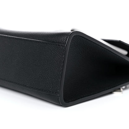 Louis Vuitton Soft Calfskin Embroidered My Lockme Chain Bag BB Black Snow White 9 of 10