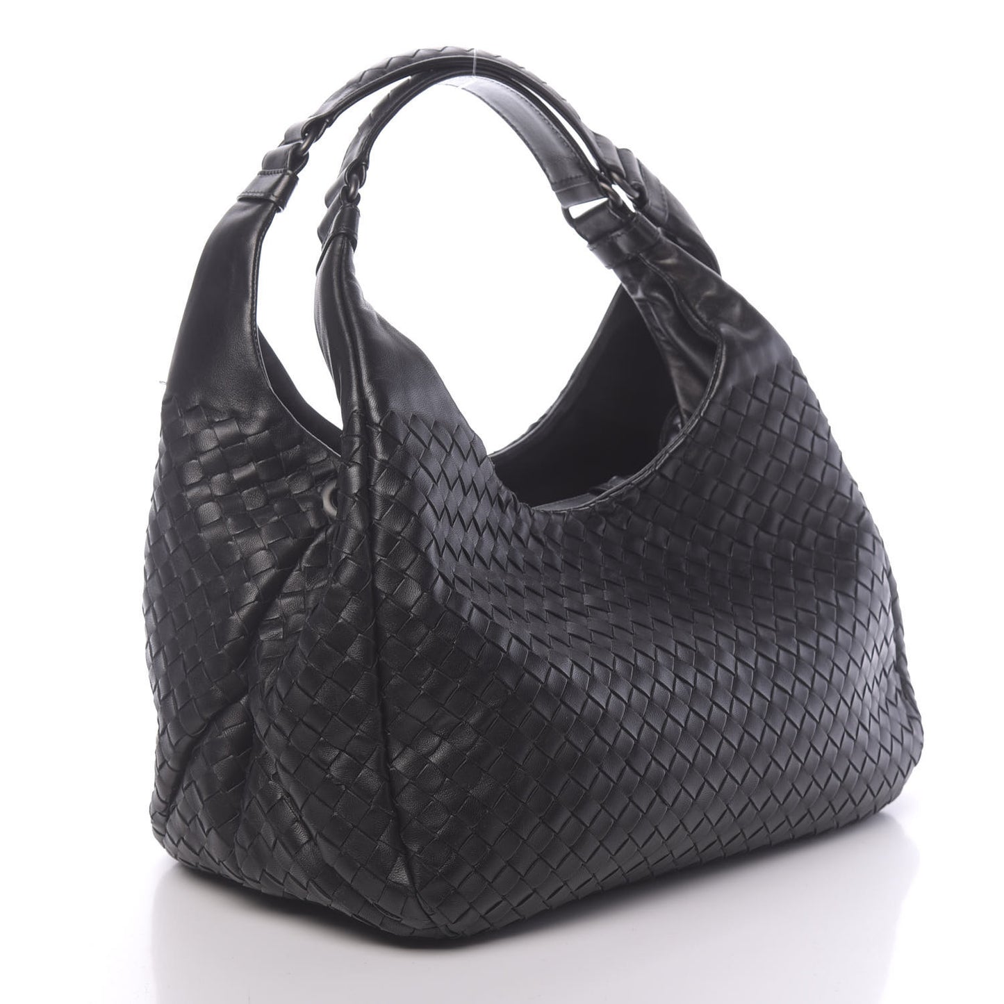 Nappa Intrecciato Medium Campana Black