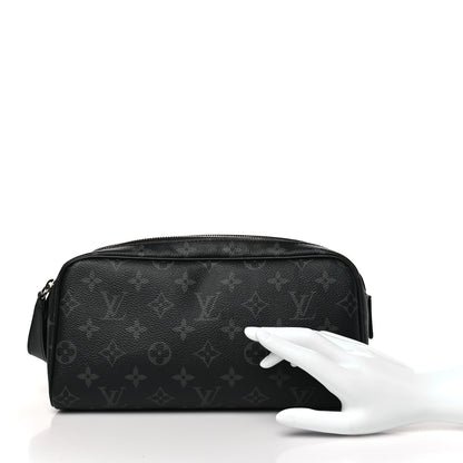 Louis Vuitton Monogram Eclipse Dopp Kit Toilet Pouch 2 of 9