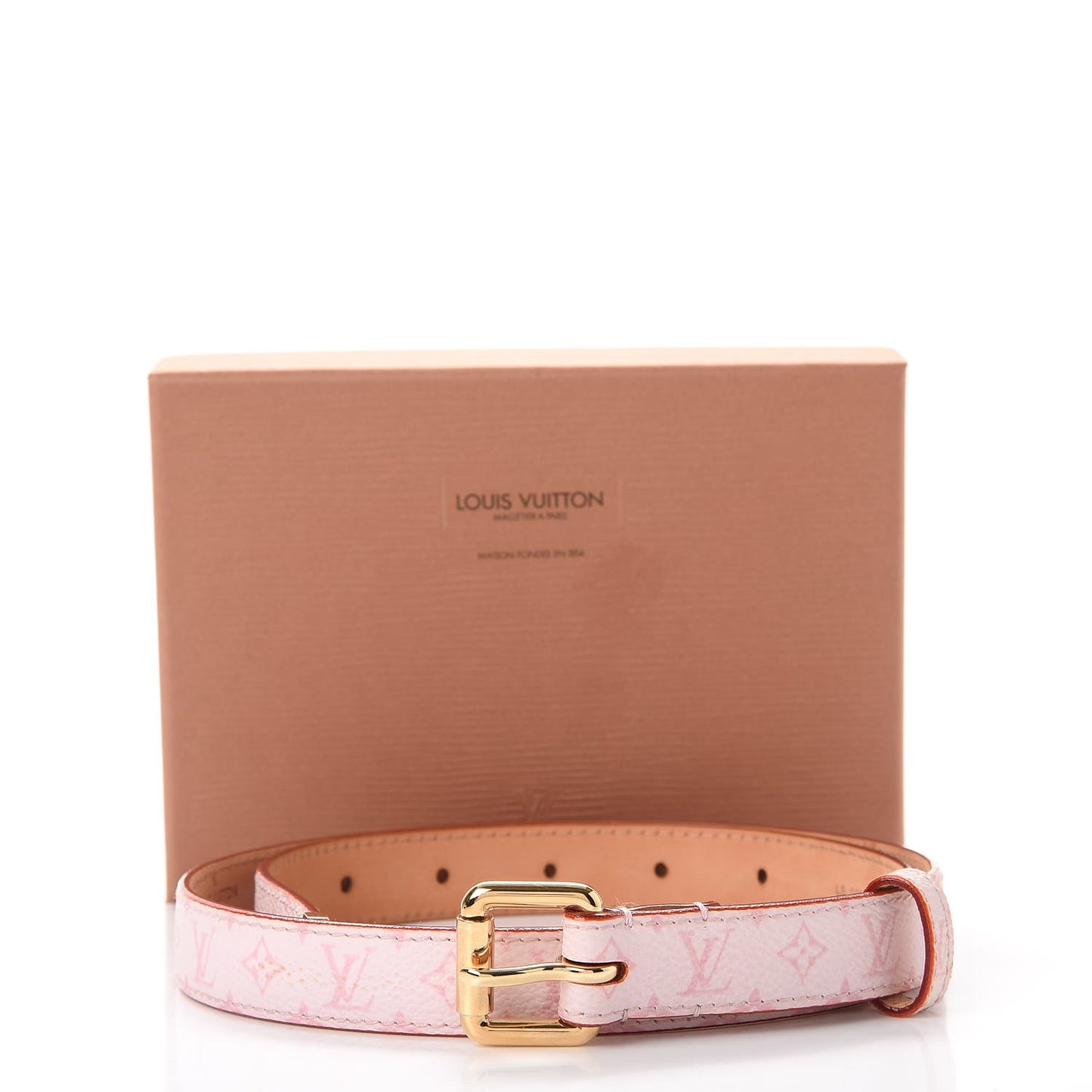 Monogram Belt 70 28 Pink