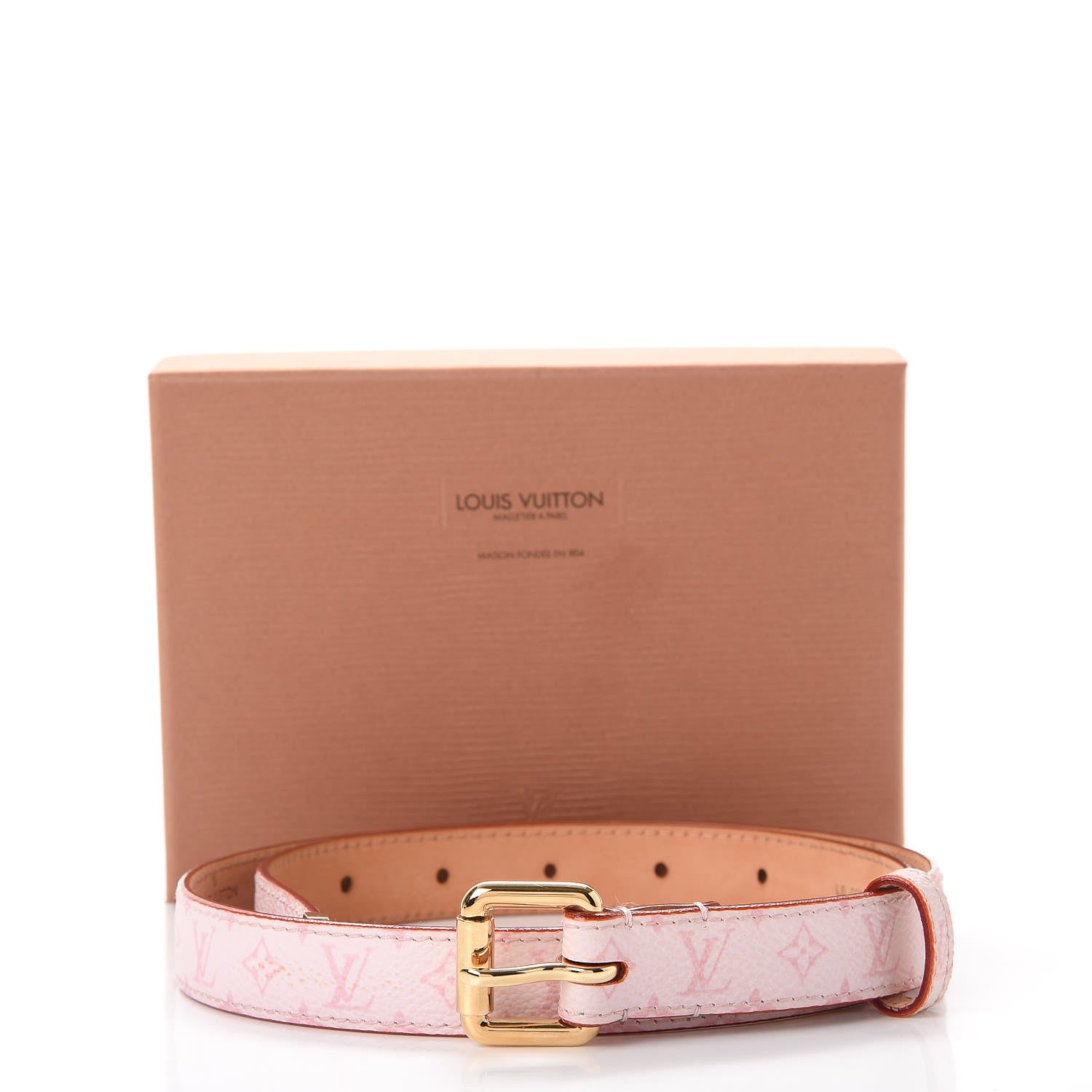 Louis Vuitton Monogram Belt 70 28 Pink 12 of 12