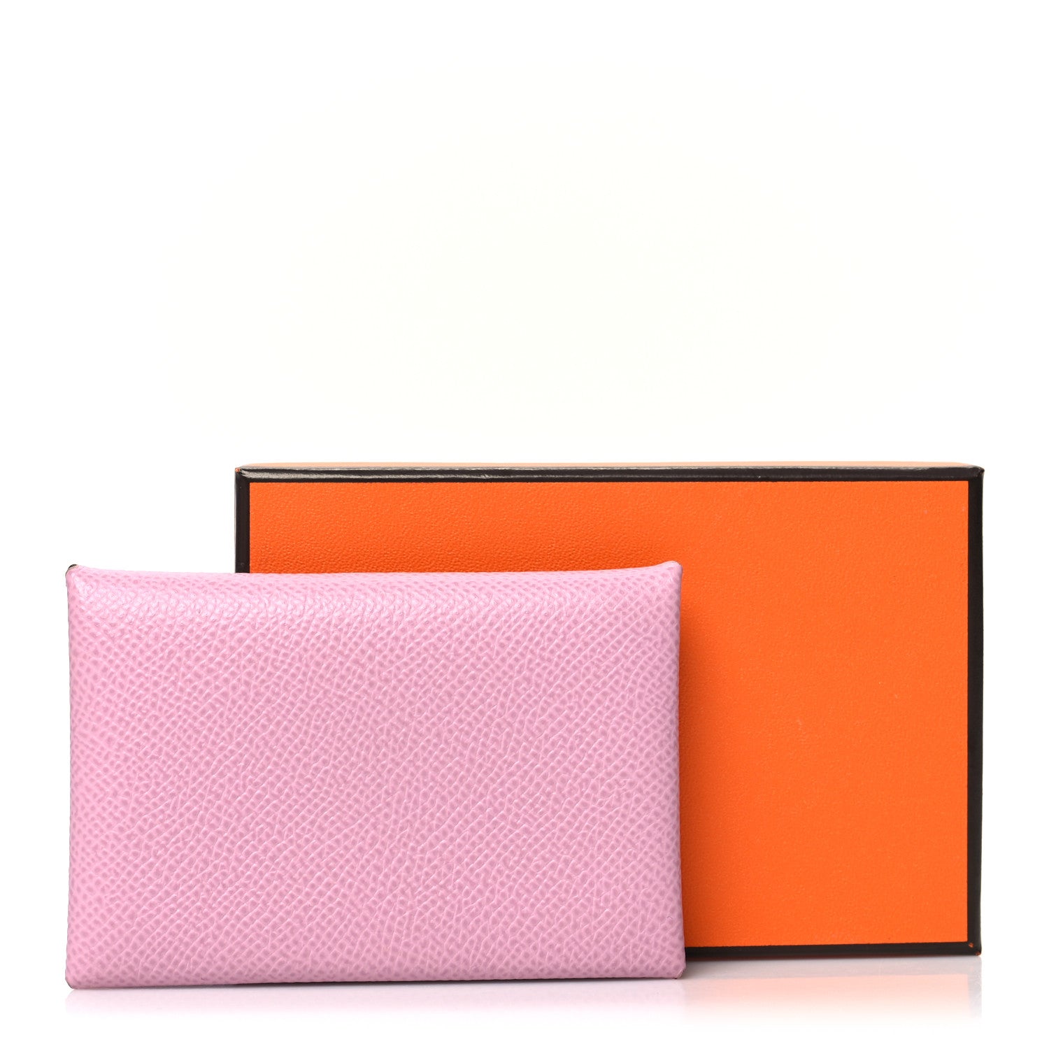 Hermes Epsom Calvi Card Case Mauve Sylvestre 13 of 13