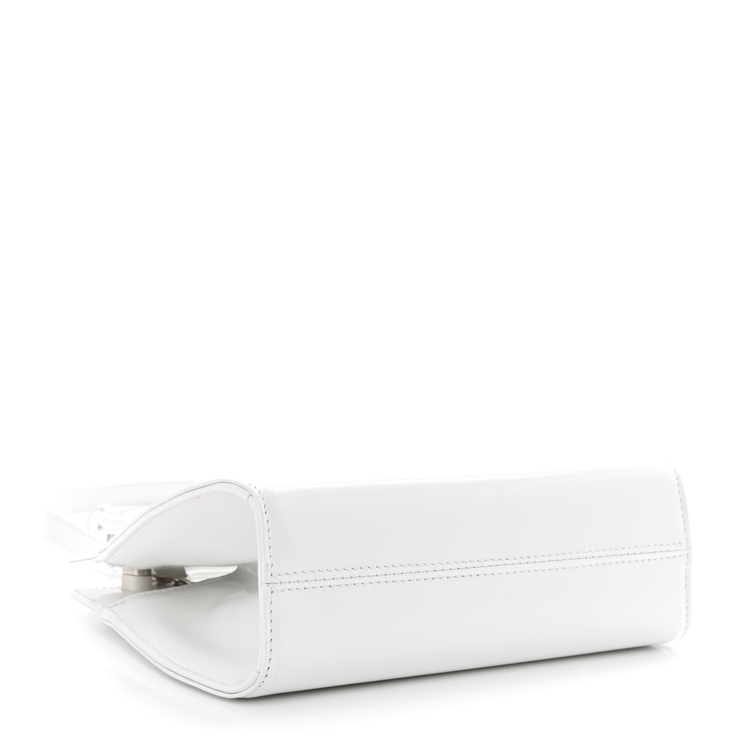 Salvatore Ferragamo Brushed Calfskin Mini Wanda Top Handle Bag Optic White 4 of 11