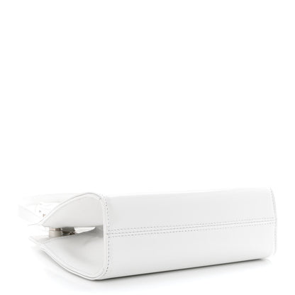Salvatore Ferragamo Brushed Calfskin Mini Wanda Top Handle Bag Optic White 4 of 11