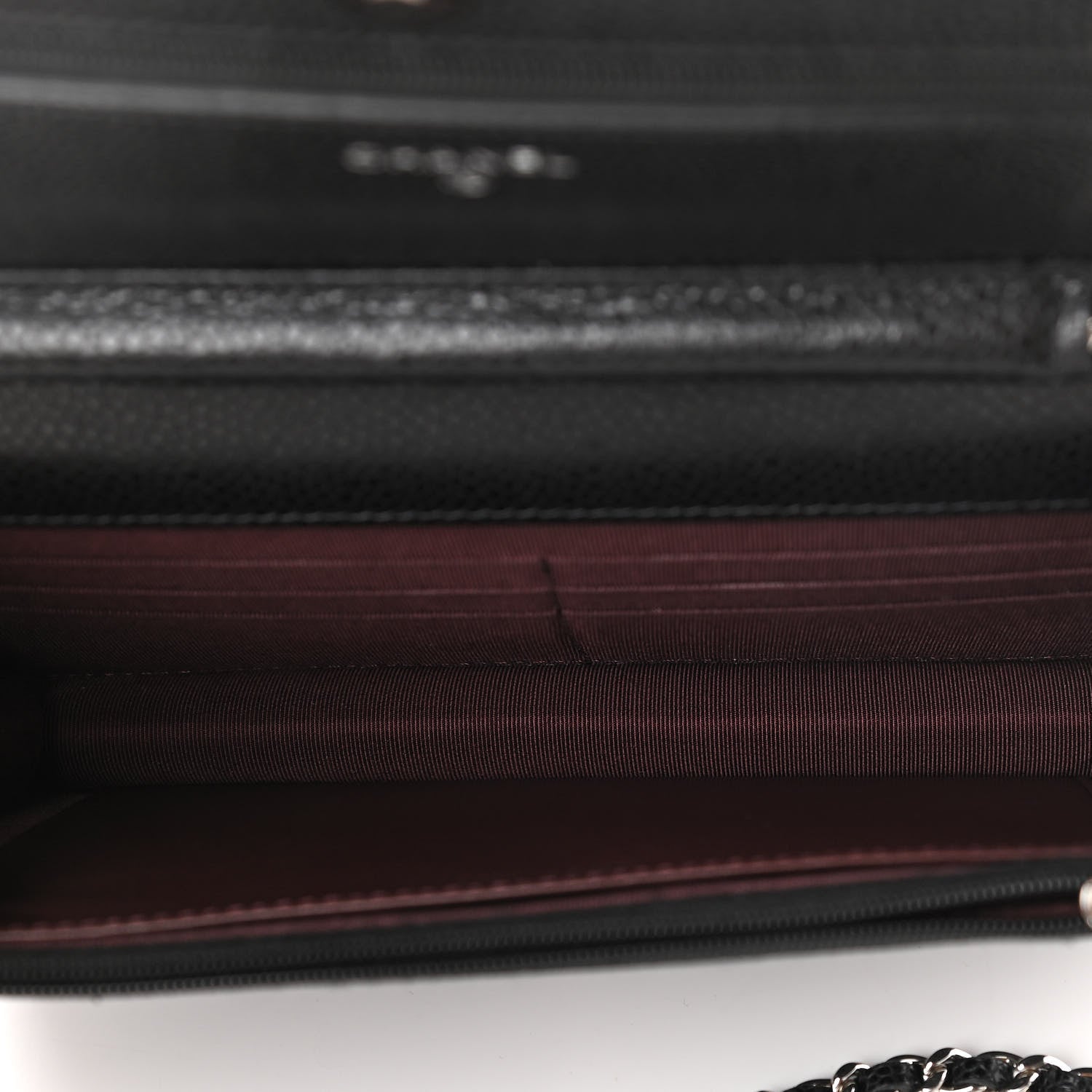 Chanel Caviar Quilted Wallet On Chain WOC Black 5 of 12