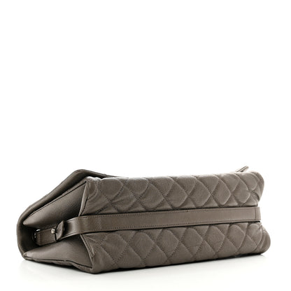 Chanel Metallic Goatskin Large City Rock Flap Silver 4 of 11