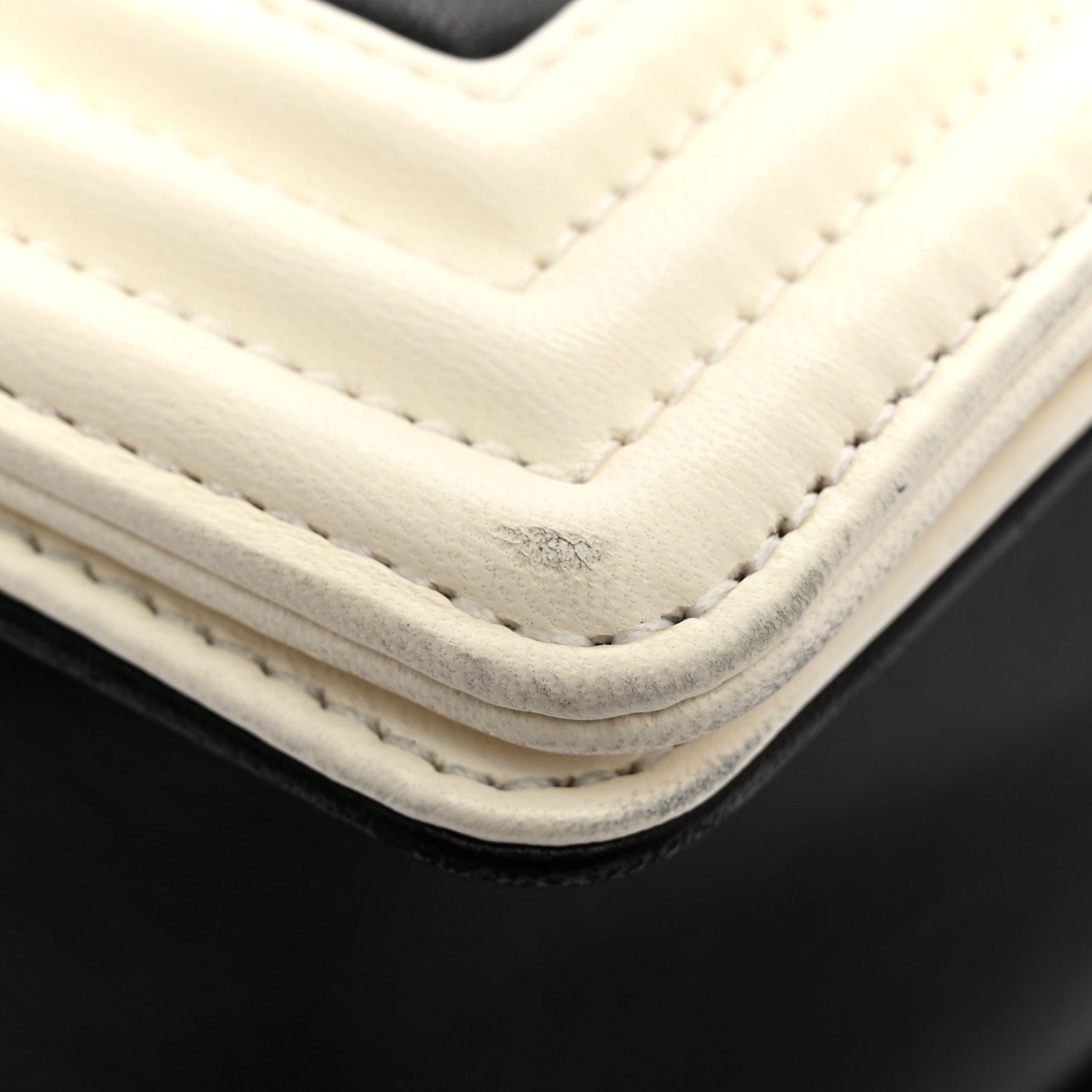 Chanel Lambskin Quilted Large Boy Flap Black White 11 of 13