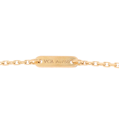 Van Cleef & Arpels 18K Rose Gold Sweet Alhambra Pendant Necklace 5 of 5