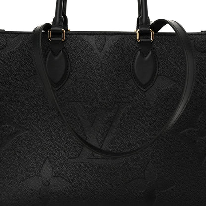 Louis Vuitton Empreinte Monogram Giant OnTheGo MM Black 7 of 9