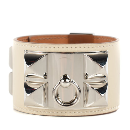 Hermes Swift Collier de Chien CDC Bracelet S Craie 1 of 7