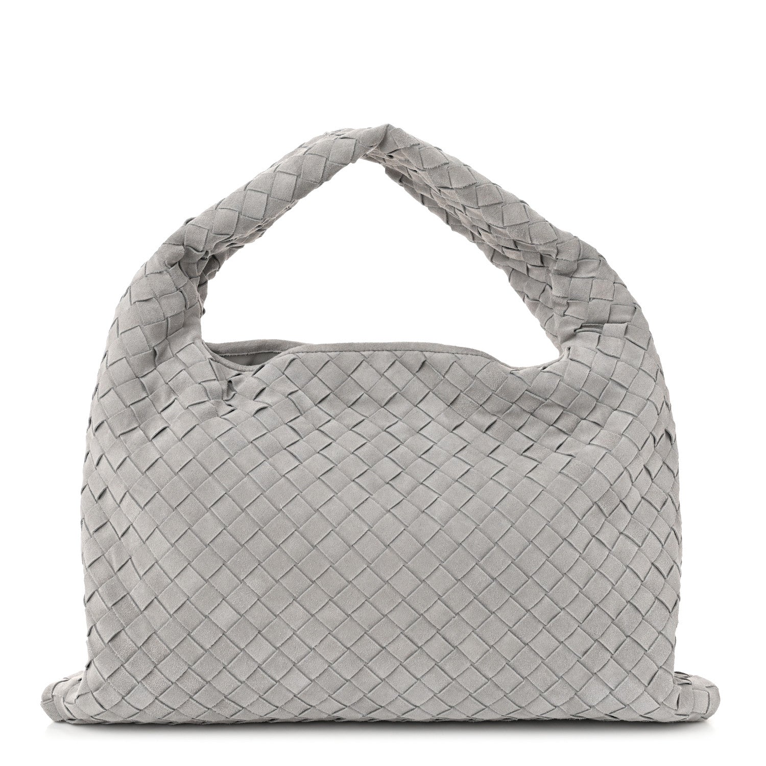 Bottega Veneta Suede Intrecciato Small Hop Sterling 1 of 10