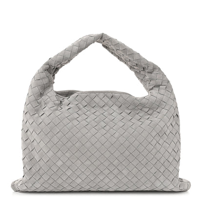 Bottega Veneta Suede Intrecciato Small Hop Sterling 1 of 10