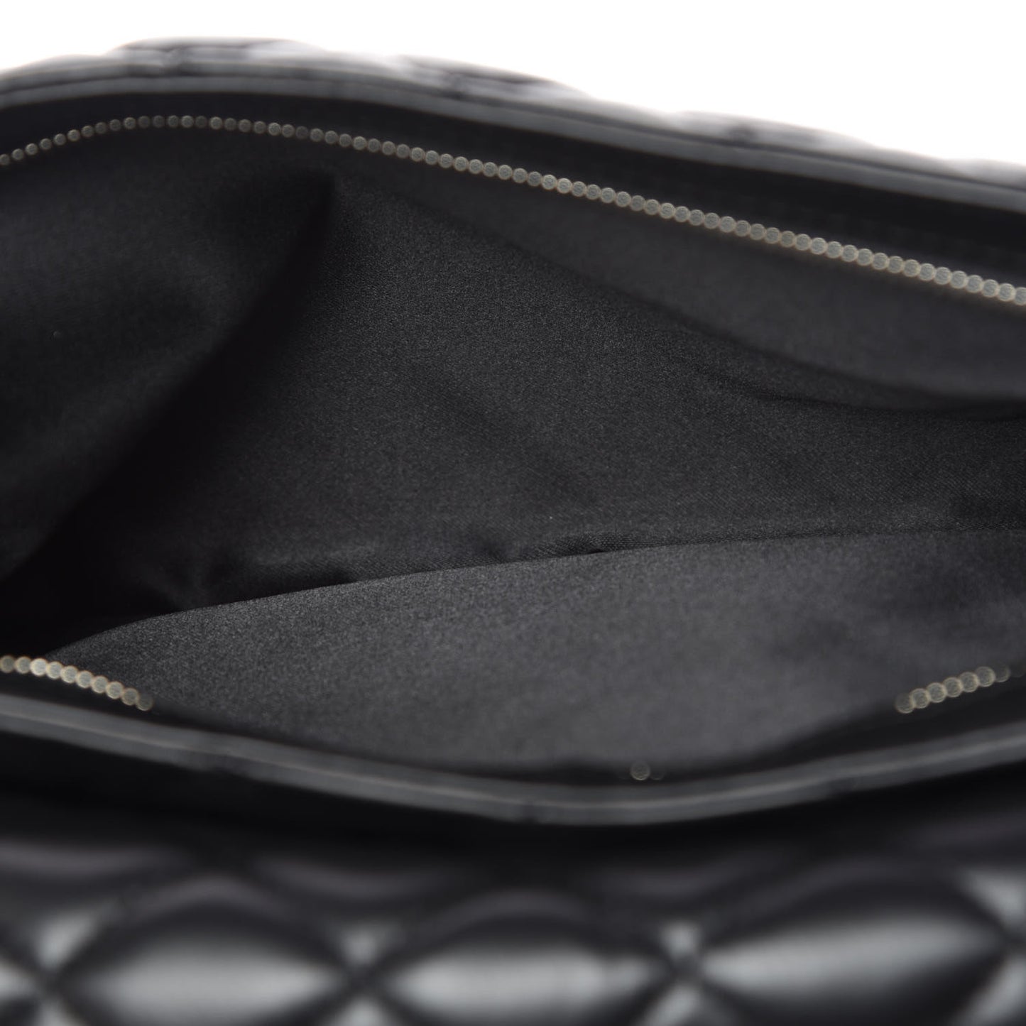 Calfskin Quilted Tender Touch Flap Bag Black