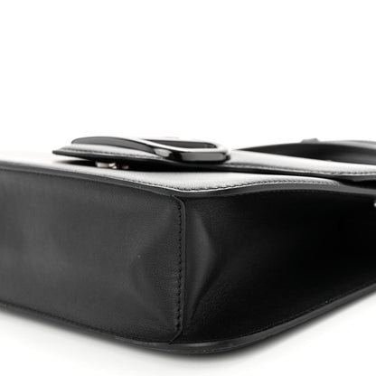 Valentino Garavani Calfskin Monochrome VLogo Loco Flap Shoulder Bag Black 10 of 10