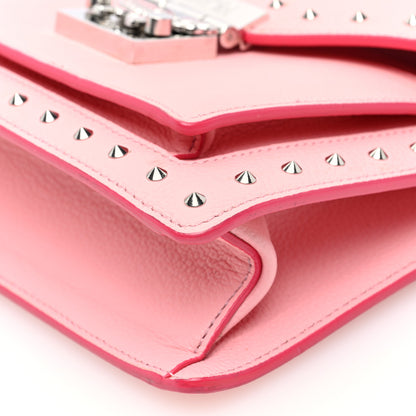 MCM Calfskin Studded Small Patricia Bag Pink 9 of 10