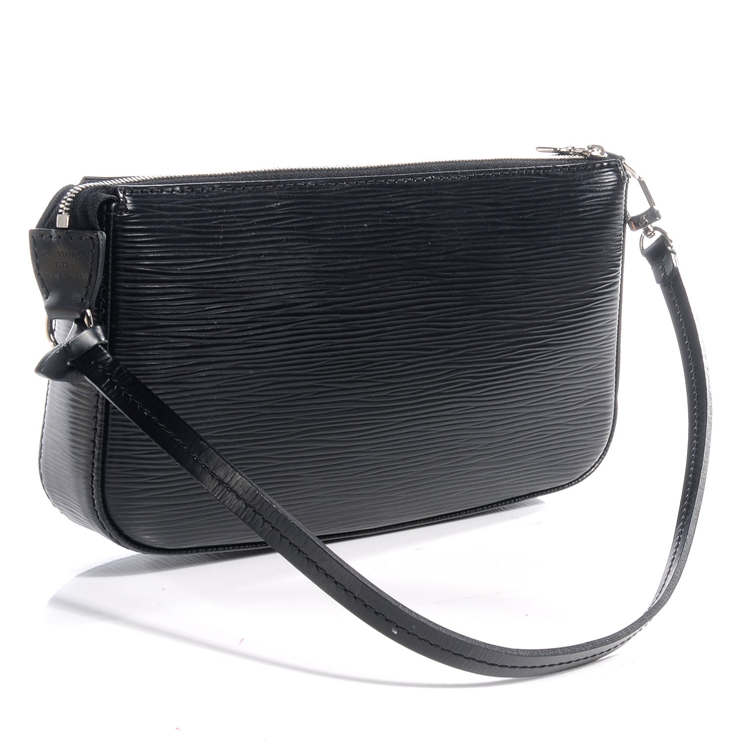 Louis Vuitton Epi Pochette Accessories NM Black 3 of 7