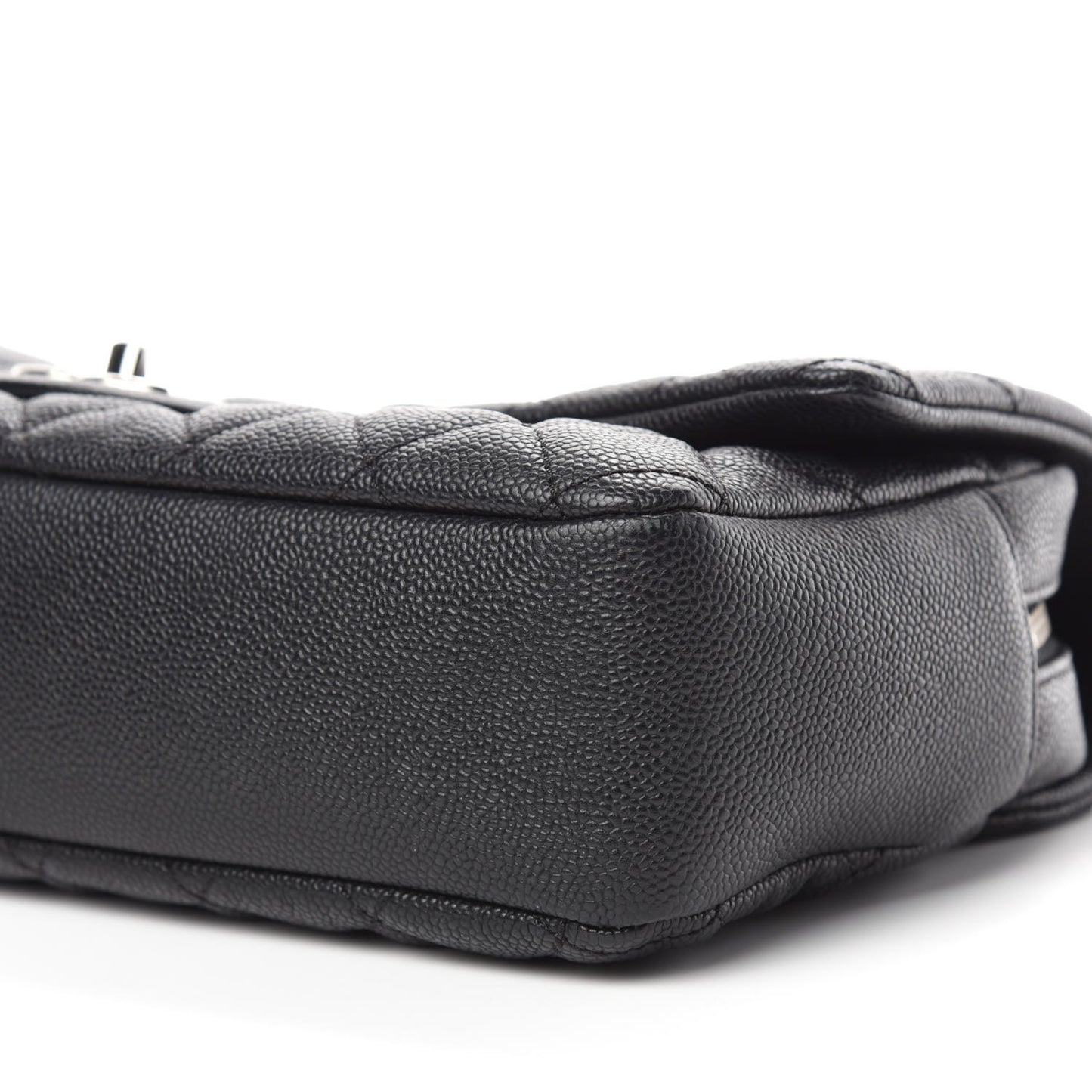 Caviar Quilted Jumbo Easy Flap Black