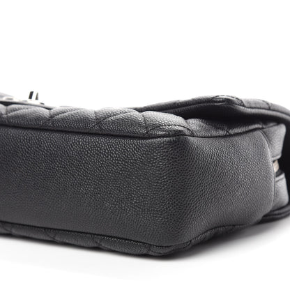 Chanel Caviar Quilted Jumbo Easy Flap Black 7 of 11