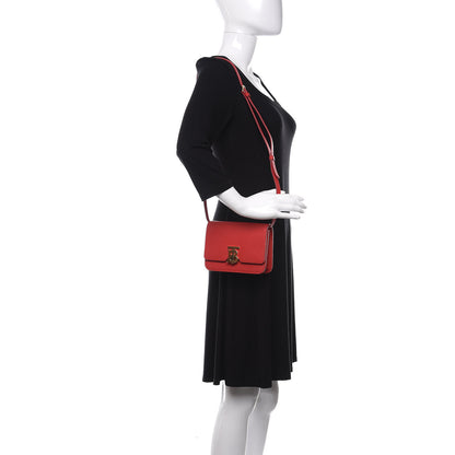 Burberry Grainy Calfskin Small TB Bag Bright Red 2 of 9