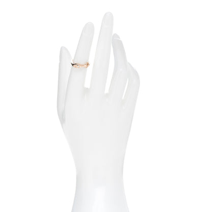 Hermes 18K Rose Gold Diamond TPM Galop Ring 49 4.75 2 of 5