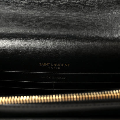 Saint Laurent Calfskin Monogram Sunset Chain Wallet  Sunset Black 6 of 10