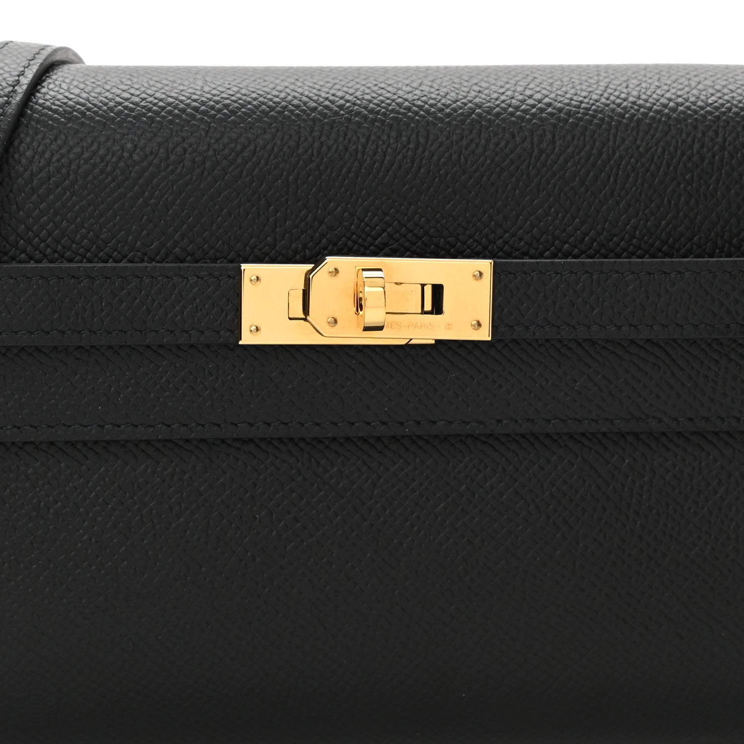 Hermes Epsom Kelly Wallet To Go Black 7 of 9