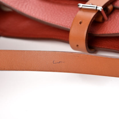 Hermes Taurillon Clemence Marwari PM Rouge Venetian 7 of 7