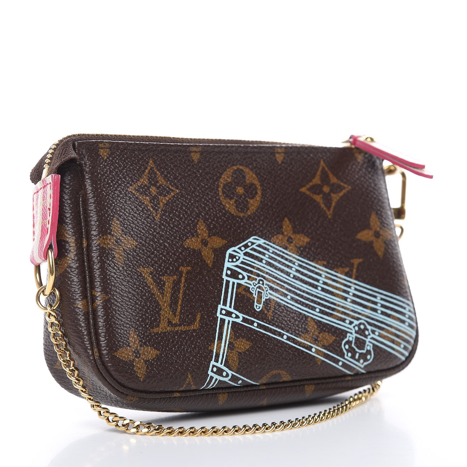 Louis Vuitton Monogram 2014 Christmas Animation Mini Pochette Accessories 3 of 9