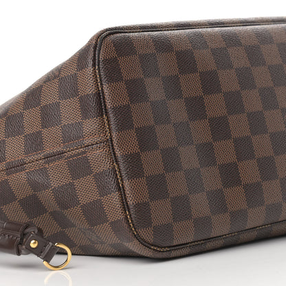 Louis Vuitton Damier Ebene Neo Neverfull MM Rose Ballerine 8 of 11