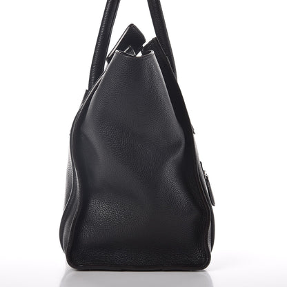 Celine Drummed Calfskin Mini Luggage Black 8 of 13