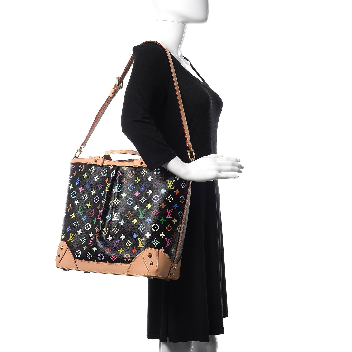 Monogram Multicolor Sharleen GM Black