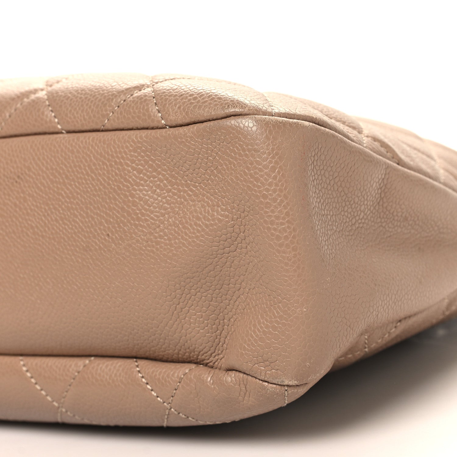 Chanel Caviar Quilted Timeless CC Soft Tote Beige 10 of 11