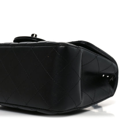 Chanel Lambskin Quilted Mini Square Flap So Black 10 of 10