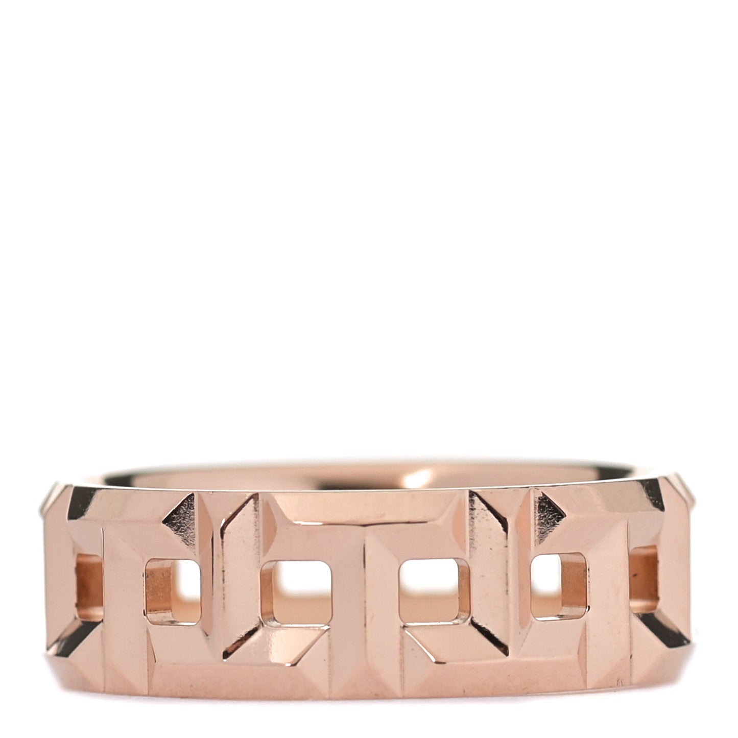 18K Rose Gold Wide T True Ring 45 3.5