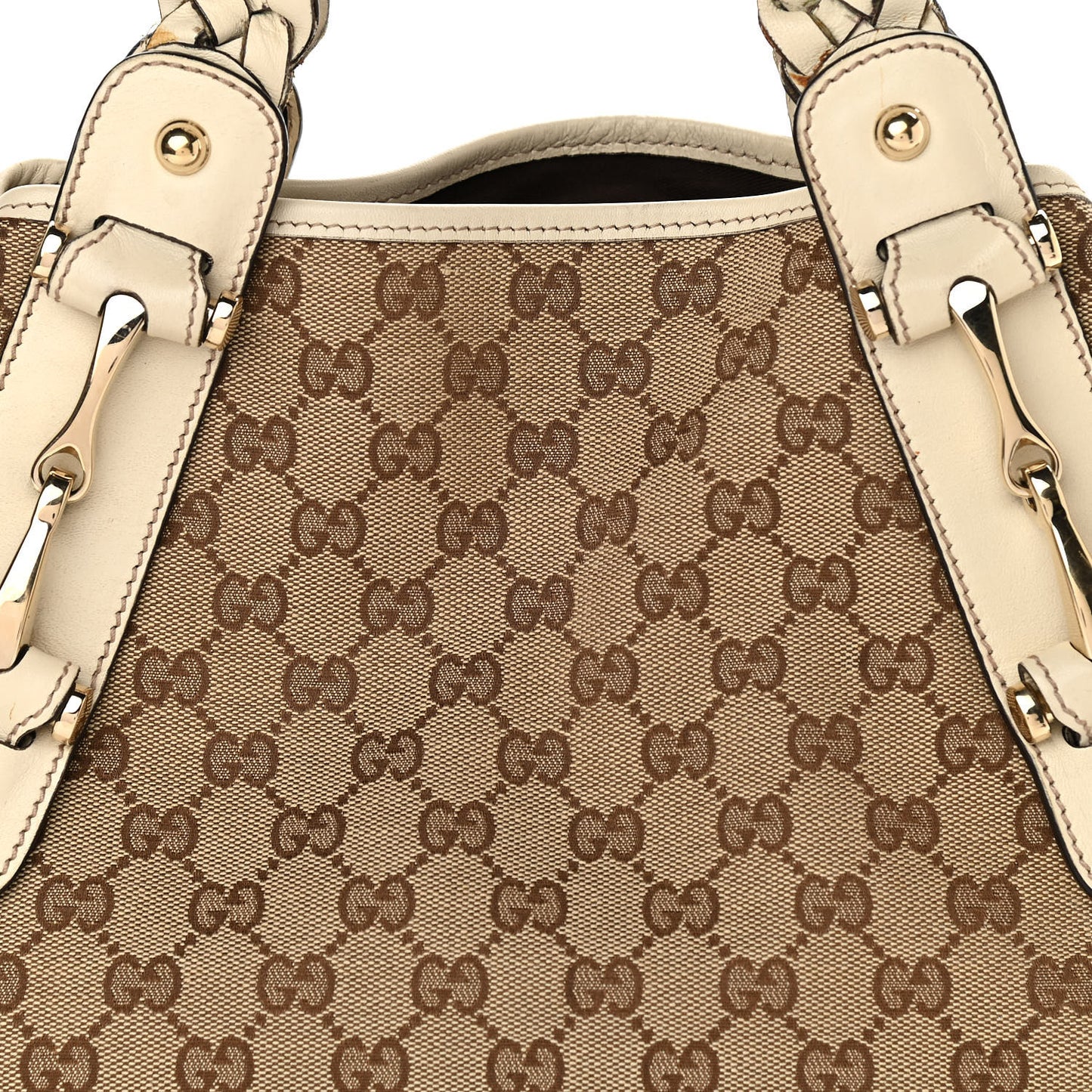 Monogram Small Pelham Shoulder Bag Off White