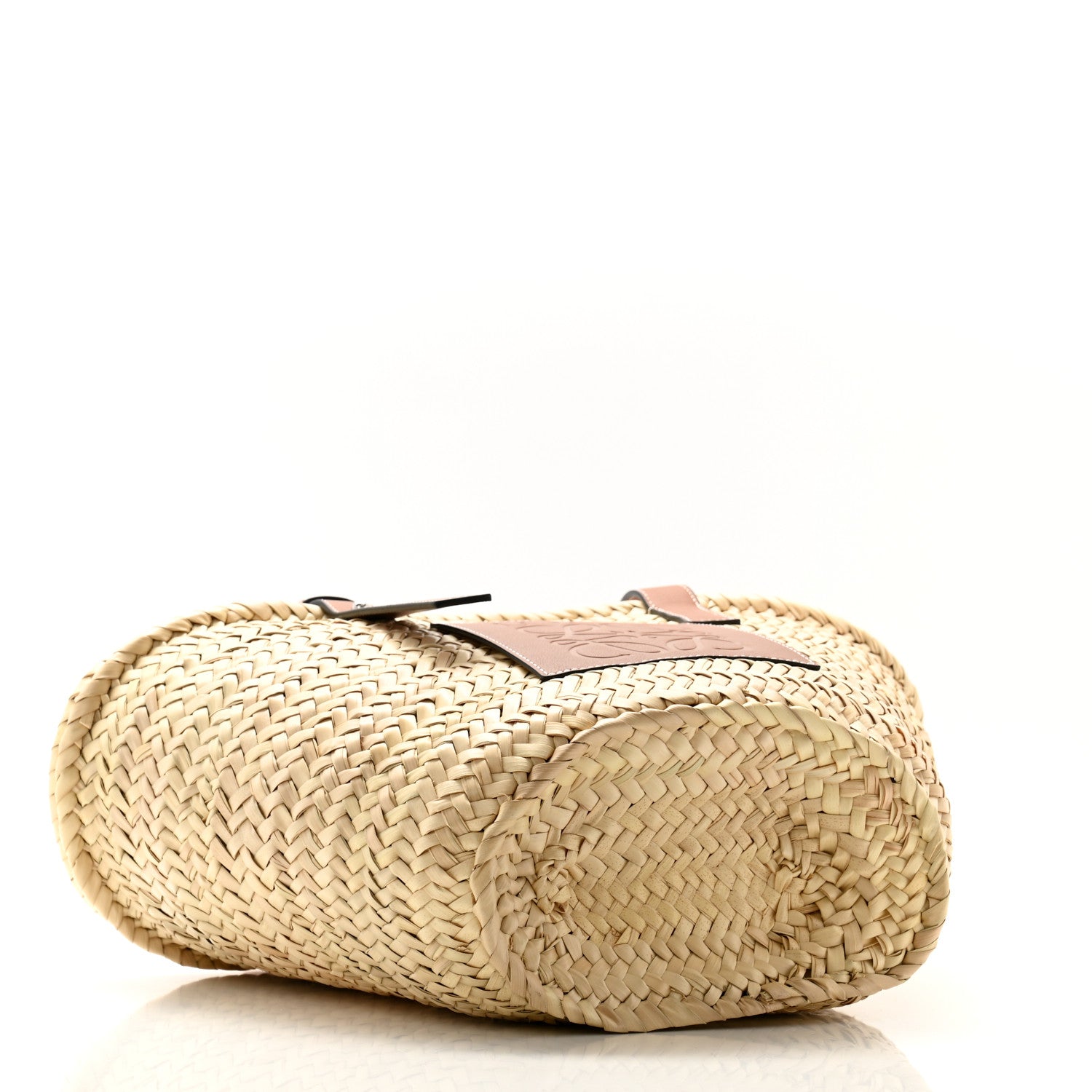 Loewe Raffia Basket Tote Bag Natural Tan 4 of 10