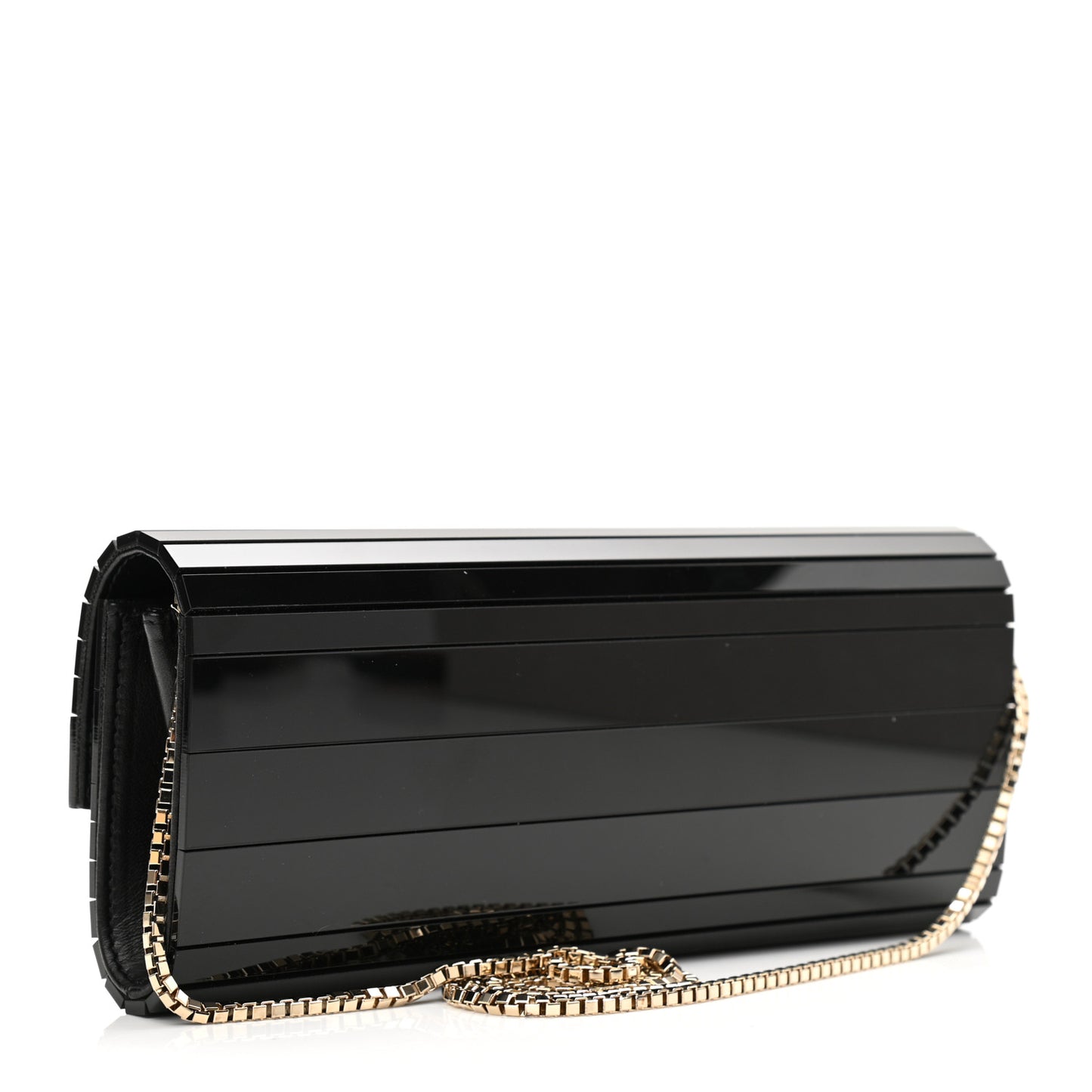 Acrylic Sweetie Clutch Black