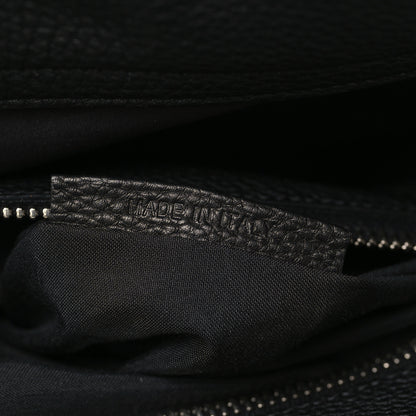 Fendi Cuoio Romano Selleria Metal Stitch Large Mens Peekaboo Iconic Essential Satchel Black 8 of 11