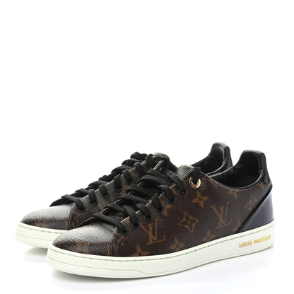 Louis Vuitton Patent Monogram Frontrow Sneakers 37.5 3 of 9