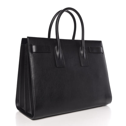 Saint Laurent Calfskin Large Sac De Jour Carryall Black 3 of 13
