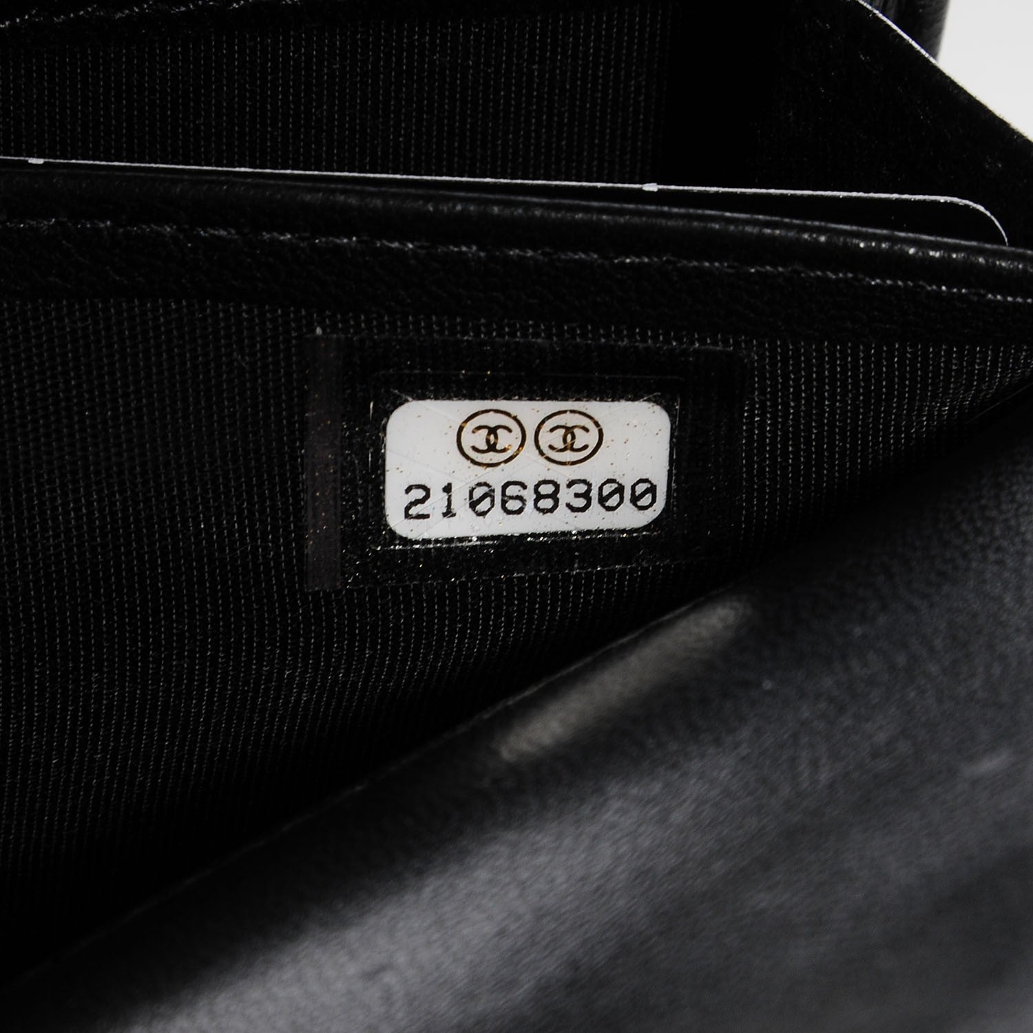 Chanel Lambskin Quilted Boy Flap Wallet Black 8 of 9