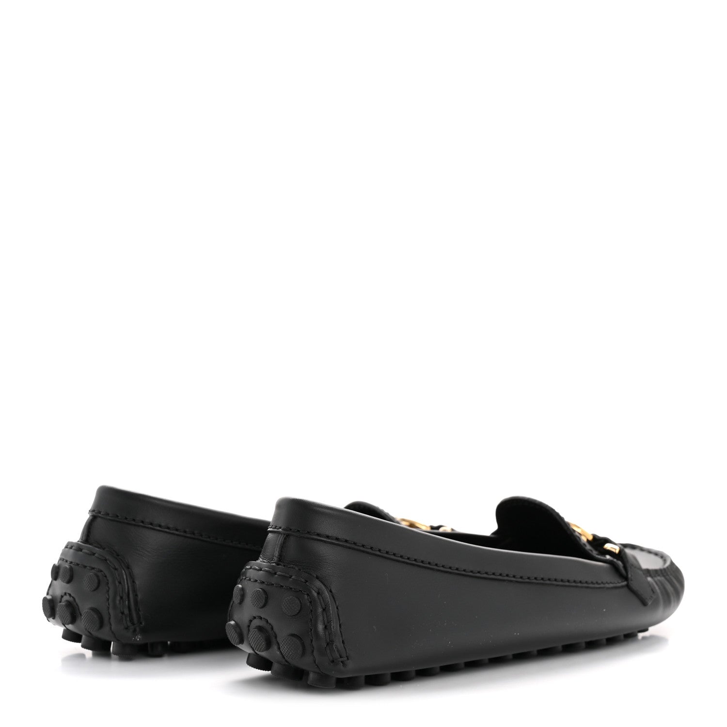 Louis Vuitton Calfskin Dauphine Loafers 40 Black 5 of 11