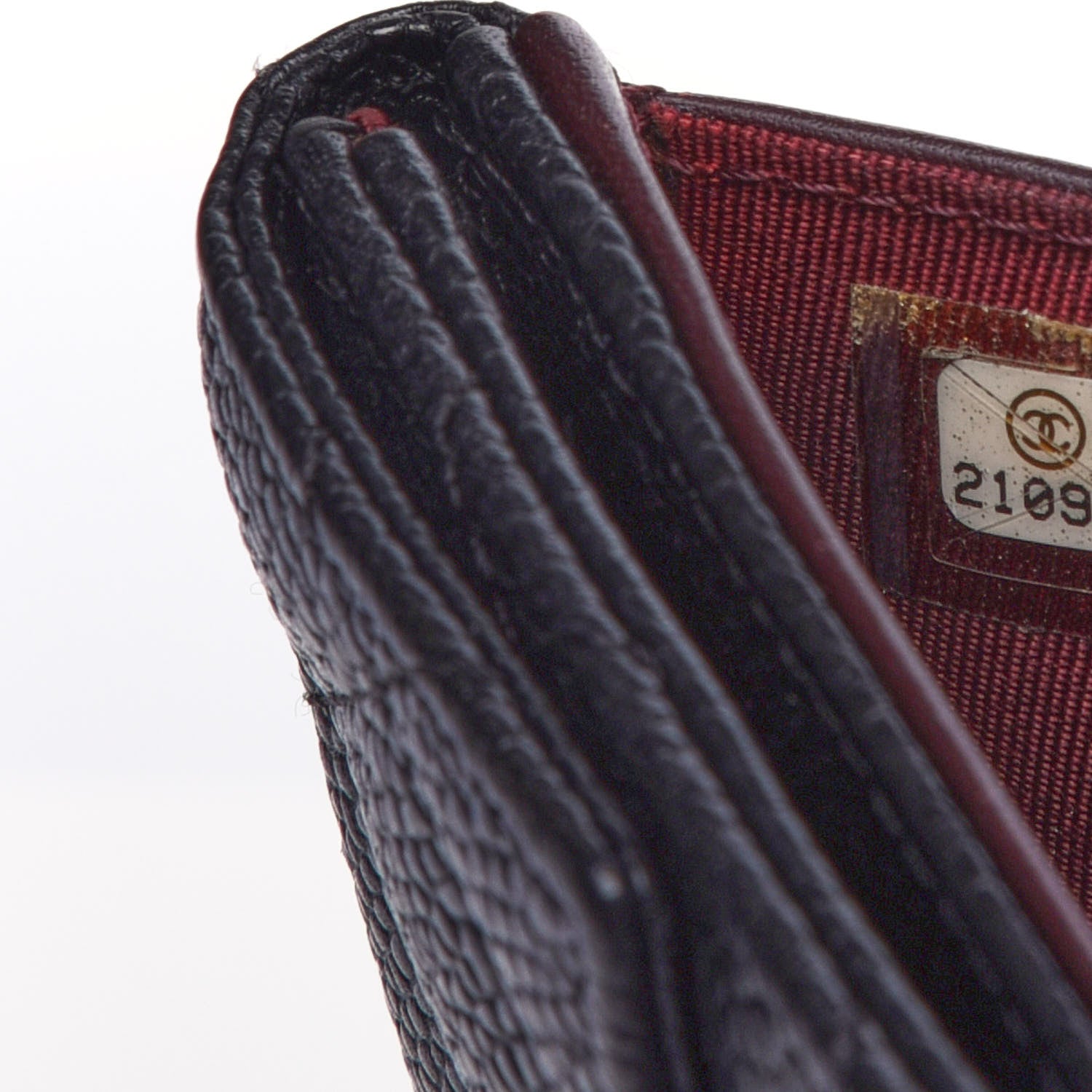Chanel Caviar Quilted Compact French Flap Wallet Black 9 of 10