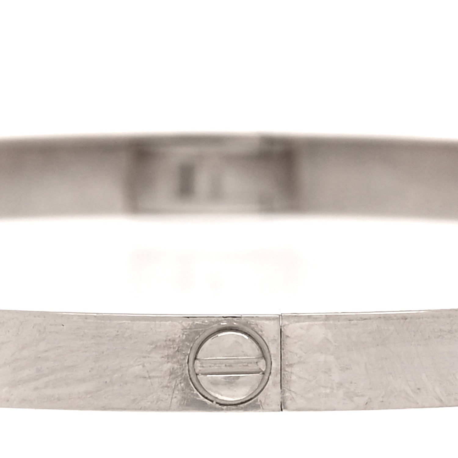 Cartier 18K White Gold Small LOVE Bracelet 17 4 of 6