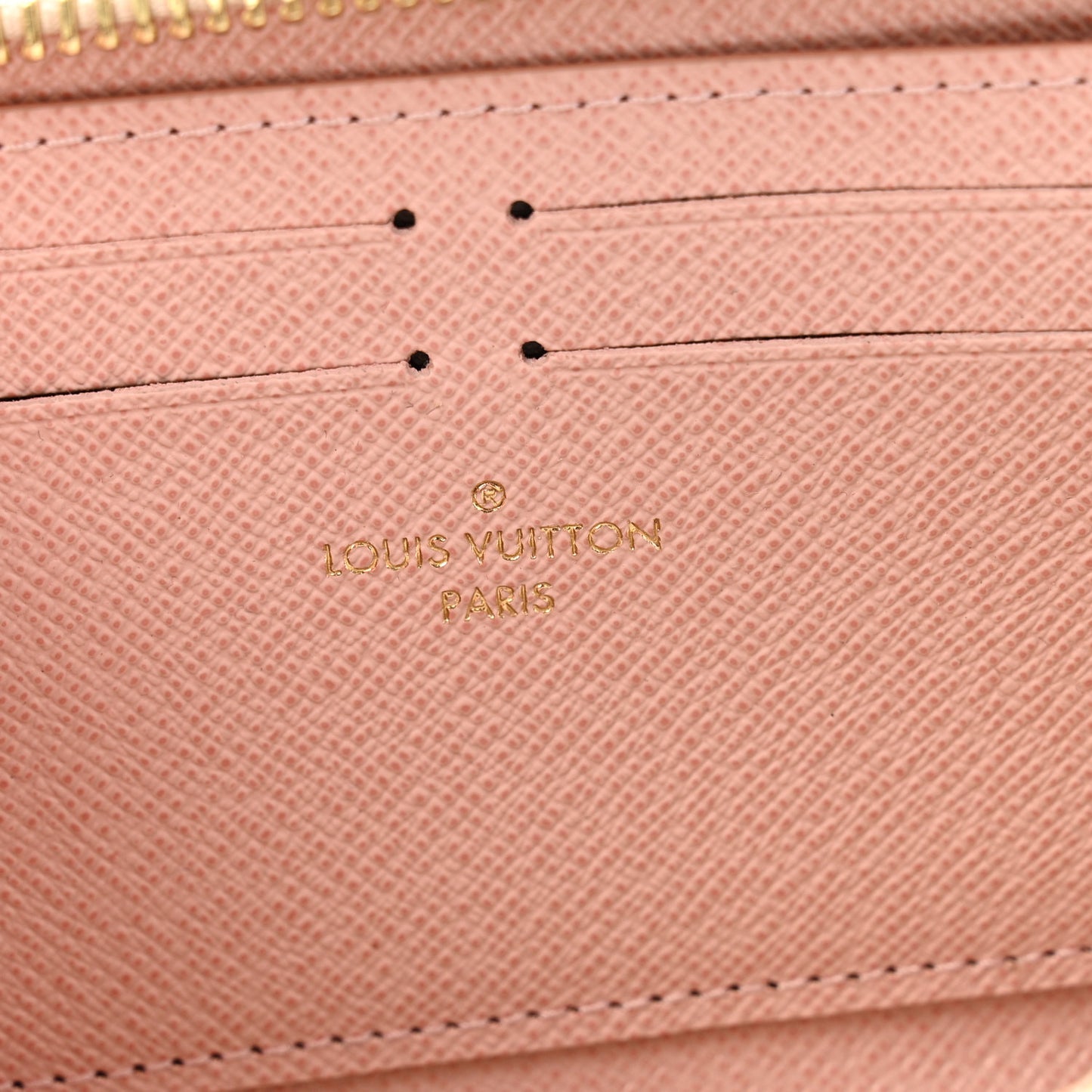 Damier Azur Clemence Wallet Rose Ballerine