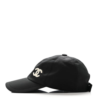 Chanel Cotton CC Cap Hat Black 4 of 9